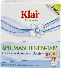 KLAR Spülmaschinen-Tabs 25 Stück